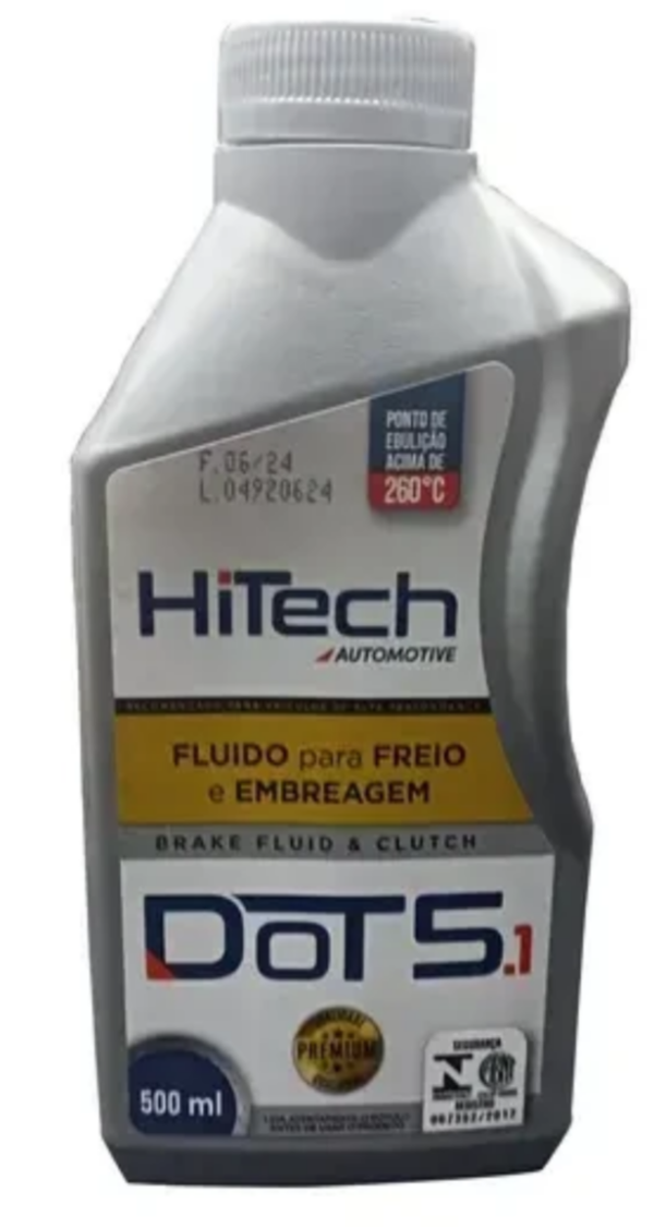 Fluido de Freio Dot 5.1 500 ml Hi-Tech