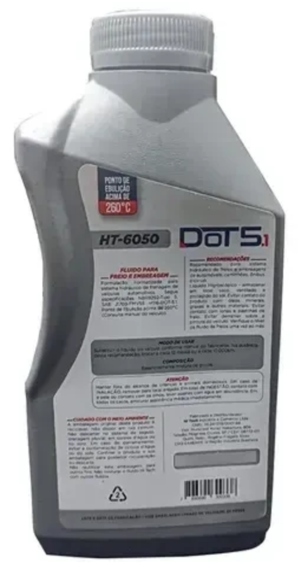 Fluido De Freio Dot 5.1 500ml Hi-tech - Kit 2 Unidades - Image 2