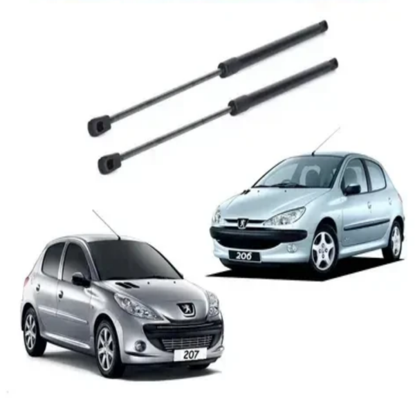 Par Amortecedor Porta Malas Peugeot 206 207 Hatch 1999-2015